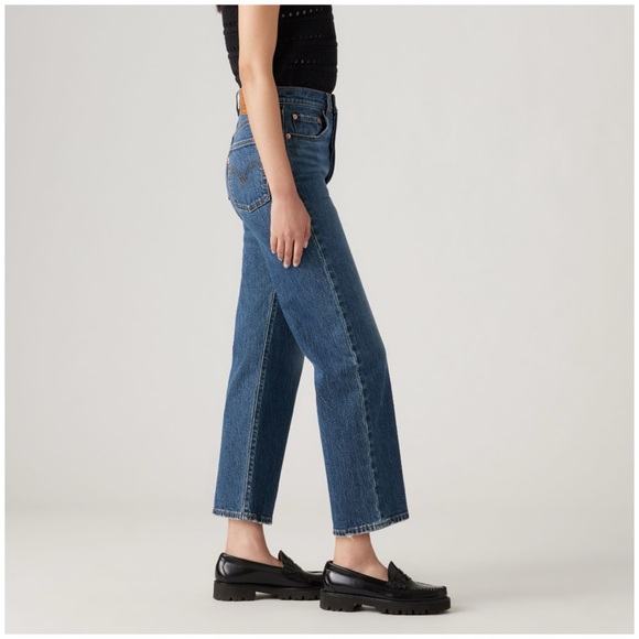 Levis Ribcage Straigth Ankle Jeans Style 726930218 Women’s Size -30x27 - Picture 3 of 13